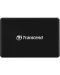 Αναγνώστης καρτών Transcend - USB 3.1 RDC8,μαύρο - 1t