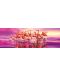 Πανοραμικό  Παζλ Clementoni 1000 κομμάτια - Ο χορός των ροζ φλαμίνγκο  - 2t