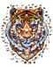 Ξύλινο παζλ Unidragon από 700 κομμάτια - Τίγρης (μέγεθος RS) - 2t