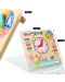 Ξύλινο παιδικό ημερολόγιο με ρολόι Tooky Toy - 3t