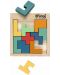Ξύλινη μίνι σπαζοκεφαλιά Pino - 11 κομμάτια, παστέλ χρώματα - 2t
