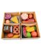 Ξύλινο σετ Acool Toy - Κουτιά τροφίμων - 2t