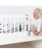 Ξύλινο διαχωριστικό κρεβατιού BabyDan - Λευκό - 3t