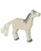 Ξύλινο ειδώλιο Holztiger - Ένα άλογο με όρθιο κεφάλι και γκρίζα χαίτη - 1t