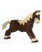 Ξύλινη φιγούρα Holztiger - Άλογο που τρέχει, σκούρο καφέ - 1t