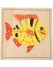 Ξύλινο μίνι παζλ με ζωάκια  Smart Baby - Ψάρια, 7 μέρη - 1t