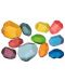 Ξύλινο παιχνίδι ισορροπίας  Smart Baby - Χρωματιστές πέτρες - 1t