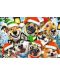 Ξύλινο παζλ Trefl 500+1 τεμαχίων - Χριστουγεννιάτικα σκυλιά - 2t