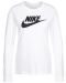 Γυναικεία μπλούζα Nike - Sportswear LS, άσπρη - 1t