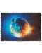 Ξύλινο παζλ Unidragon 500 κομματιών - Πλανήτης Γης - 4t