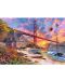Ξύλινο παζλ Trefl 1000 κομμάτια-Όμορφο ηλιοβασίλεμα - 2t