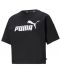 Γυναικείο μπλουζάκι Puma - Essentials Logo Cropped Tee , μαύρο - 1t