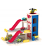 Ξύλινο σετ  Acool Toy -Γκαράζ τριών επιπέδων με ασανσέρ και ελικοδρόμιο - 1t