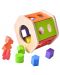 Ξύλινο παιχνίδι Acool Toy - Εξαγωνικός διαλογέας με ρολόι - 4t