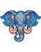 Ξύλινο παζλ Unidragon από 700 κομμάτια - Ελέφαντας (μέγεθος RS) - 4t
