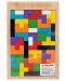 Ξύλινο Tetris B-MAX, κορεσμένα χρώματα, μέγεθος Α4 - 1t