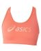 Γυναικείο αθλητικό μπουστάκι Asics - Core Logo Bra ροζ - 1t