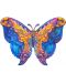 Ξύλινο παζλ Unidragon 199 κομματιών - Πεταλούδα (μέγεθος Μ) - 4t