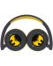 Παιδικά ακουστικά OTL Technologies -Batman Gotham City,ασύρματο, μαύρο/κίτρινο - 4t
