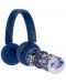 Παιδικά ακουστικά BuddyPhones - POP Fun, ασύρματα, μπλε - 1t