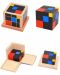 Παιδικό παιχνίδι Smart Baby - Μοντεσσόρι τριώνυμος κύβος - 1t