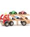 Παιδικό παιχνίδι Woody - Αυτομεταφορέας με αγωνιστικά αυτοκίνητα - 1t
