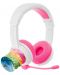 Παιδικά ακουστικά BuddyPhones - School+, ροζ/άσπρα - 1t