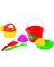 Παιδικό σετ παραλίας Polesie Toys - Seal, 7 τεμάχια, ποικιλία - 1t