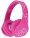 Παιδικά ακουστικά PowerLocus - P2, ασύρματα, ροζ - 1t