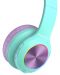 Παιδικά ακουστικά PowerLocus - PLED, ασύρματα , μπλε/μωβ - 2t