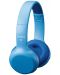 Παιδικά ακουστικά με μικρόφωνο Lenco - HPB-110BU, ασύρματα, μπλε - 5t