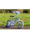 Παιδικό ποδήλατο Huffy - Glimmer, 14'', μπλε-μωβ - 5t
