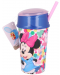 Παιδικό κύπελλο με καπάκι και καλαμάκι  Stor - Minnie Mouse, 400 ml - 1t