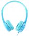 Παιδικά ακουστικά BuddyPhones - Travel, μπλε - 3t