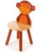 Παιδική ξύλινη καρέκλα Bigjigs - Πίθηκος - 1t