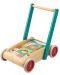 Παιδική  ξύλινη περπατούρα  Tender Leaf Toys - Με χρωματιστά μπλοκάκια  - 1t