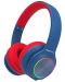 Παιδικά ακουστικά PowerLocus - PLED,ασύρματα, μπλε/κόκκινο - 1t