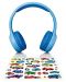 Παιδικά ακουστικά με μικρόφωνο Lenco - HPB-110BU, ασύρματα, μπλε - 1t