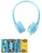 Παιδικά ακουστικά BuddyPhones - Travel, μπλε - 4t