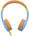 Παιδικά ακουστικά με μικρόφωνο Hama - Kids Guard, μπλε/πορτοκαλί - 1t