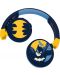 Παιδικά ακουστικά Lexibook - Batman HPBT010BAT, ασύρματα, μπλε - 3t