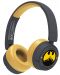 Παιδικά ακουστικά OTL Technologies -Batman Gotham City,ασύρματο, μαύρο/κίτρινο - 1t