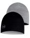 Παιδικό σκουφάκι BUFF - Lightweight Merino Reversible hat, γκρι/μαύρο - 1t