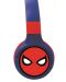 Παιδικά ακουστικά Lexibook - Spider-Man HPBT010SP, ασύρματα, μπλε - 3t