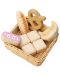 Παιδικό ξύλινο σετ Tender Leaf Toys - Ψωμάκια σε καλάθι - 1t
