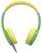 Παιδικά ακουστικά με μικρόφωνο Hama - Kids Guard, πράσινο/κίτρινο - 1t