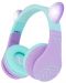 Παιδικά ακουστικά PowerLocus - P1 Ears, ασύρματα, μωβ - 1t