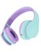 Παιδικά ακουστικά PowerLocus - P2, ασύρματο, πράσινο/μωβ - 4t