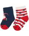 Κάλτσες ερπυσμού Sterntaler - Χριστουγεννιάτικο μοτίβο, 2 ζευγάρια, 19/20, 12-18 μηνών - 1t