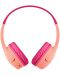 Παιδικά ακουστικά με μικρόφωνο Belkin - SoundForm Mini, ασύρματα, ροζ - 2t